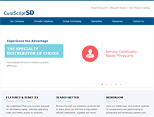 Tablet Screenshot of curascriptsd.com